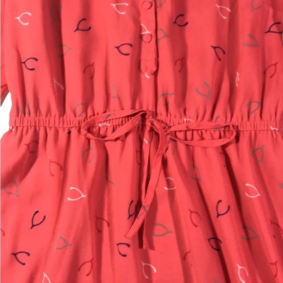 Modcloth Effortless On Arrival Wishbone Dress - Picture 4 of 9